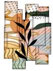 Abstract Collage 334 Art Print