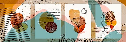 Abstract Shapes 700 Minimalist Print