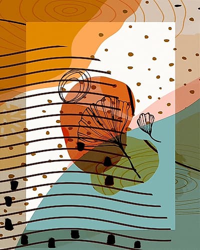 Abstract Shapes 700A Bohème reproduction