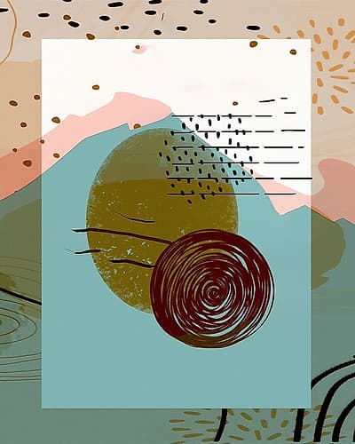 Abstract Shapes 700B Art Print