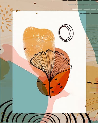 Abstract Shapes 700C Art abstrait reproduction