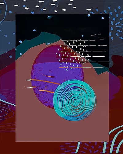 Abstract Shapes 701B Art Print