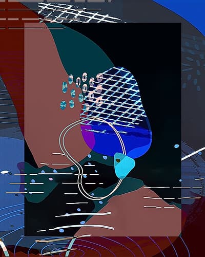 Abstract Shapes 701D Art Print