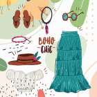 Boho Chic 796 Art Print