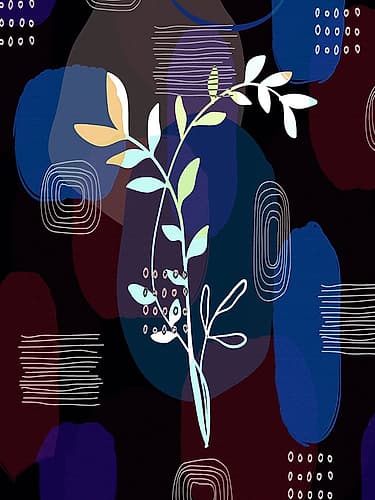 Botanical Abstract 433 Art Print
