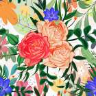 Colorful Garden 681 Art Print