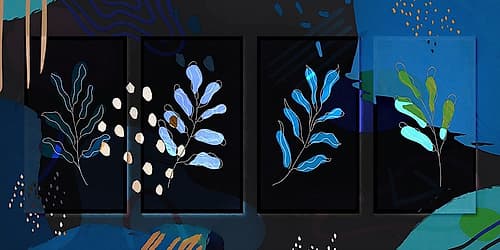 Garden Branches 108 Art Print