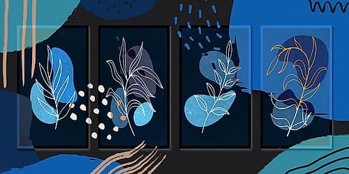 Garden Branches 110 Art Print