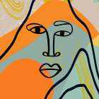 Mid Century Man 95 Art Print