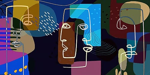 Modern Man 34 Art abstrait reproduction