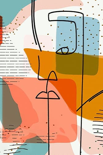 Modern Man 44C Art Print