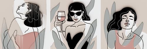 Modern Women 423 Minimalist Print