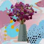 Potted Flowers 202T Art Print