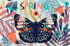 Spring Garden 104 Art Print