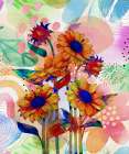 Sunflower Garden 840 Art Print