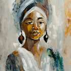 African American Fashionista V Art Print