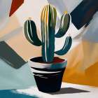Alone Among Angles Art Print