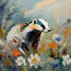 Badgers Might Art Print