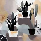 Barren Brushwork Art Print