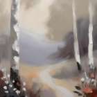 Birch Mirage Art Print