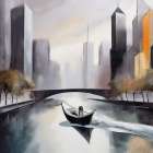 Bridges and Reflections Art Print