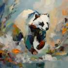 Brushstrokes of the Wild Art Print