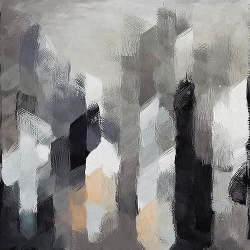Chromatic Dissonance Abstract Art Print