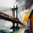 Citys Dusk Reflection Coastal Print
