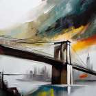 Citys Reflection Art Print