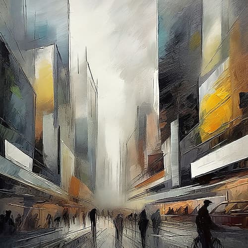 Cityscape Tempo Art Print