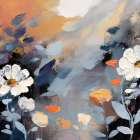 Floral Constructs Art Print