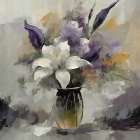 Floral Shadows Art Print