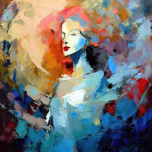 Fragmented Reverie Abstract Art Print