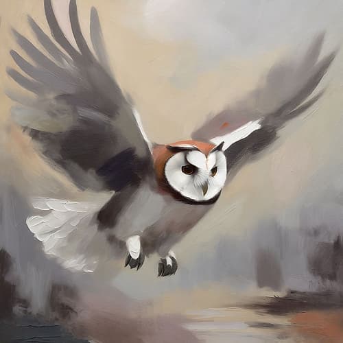 Ghostly Soar Art Print