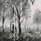 Greywood Art Print