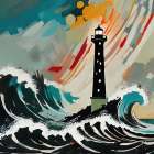 Lamp of the Leviathan Coastal Print
