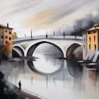 Luminous Crossing Art Print