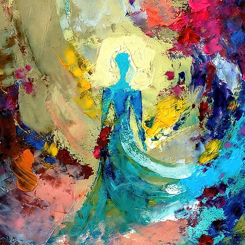 Luminous Passage Abstract Art Print