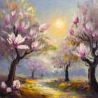 Magnolia Serenade Art Print