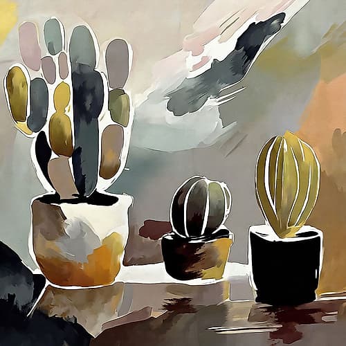 Mirage of Thorns Minimalist Print