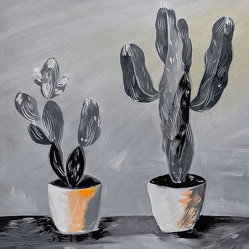 Prickly Poise Minimalist Print