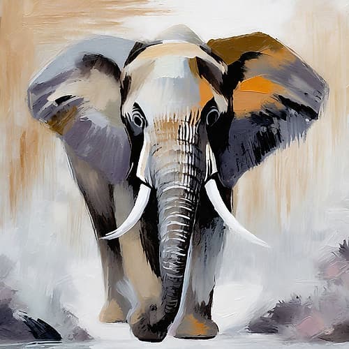 Realm of the Tusker Minimalist Print