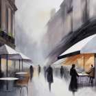 Sidewalk Espresso Art Print