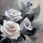 Subtle Roses Art Print
