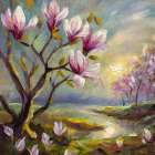 The Magnolias Call Art Print