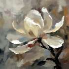 The Magnolias Canvas Art Print