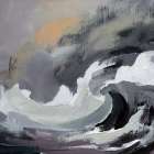 The Swells Embrace Art Print