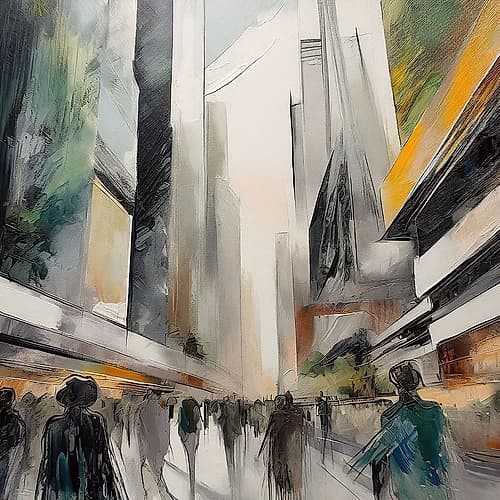 The Urban Flow Art Print