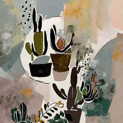 Thirsty Palette Minimalist Print