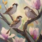 Tranquil Aviary Art Print